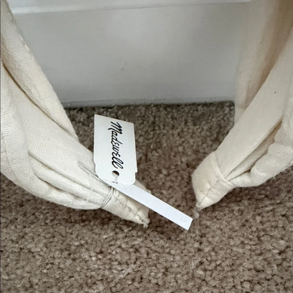 NWT. Madewell Ivory Knotted Headband